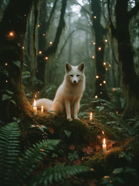 Atmospheric Grain Hybrid, A Dense Magical Forest, A White Fo...