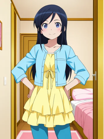 Anime Screencap, Anime Coloring, Detailed Face, Inside, In A... — Stable Diffusion AI Prompt: anime screencap, anime coloring, detailed face, inside, in a girl's bedroom, aya...