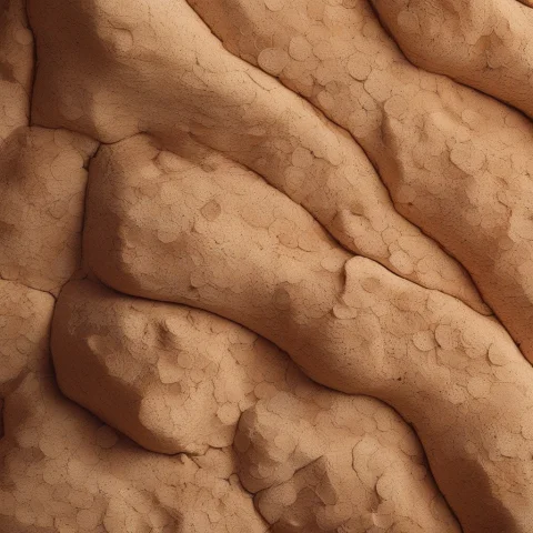 An Extremely Detailed Macro Photograph Of The Surface Of A H... — SDXL AI Prompt: An extremely detailed macro photograph of the surface of a handcrafted cork scul...