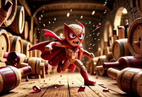 Ultra-wide Angle Shot, Macro Focus, Close-up Dynamic Action... — SDXL AI Prompt: Ultra-wide angle shot, macro focus, close-up dynamic action shot of an anthropom...