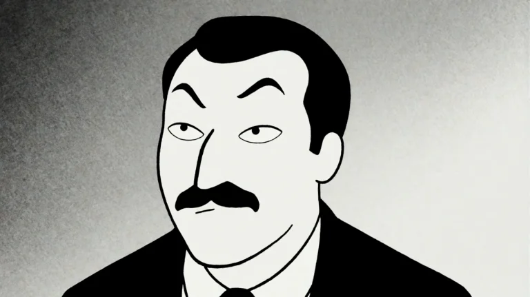 Prspls2007, A Man With A Thick Mustache And Sharply Arched E...