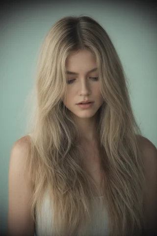 Cinematic Film Still Sean Archer Style, Ash-blonde Woman Wit... — Stable Diffusion AI Prompt: cinematic film still Sean Archer style, ash-blonde woman with a middle part and...