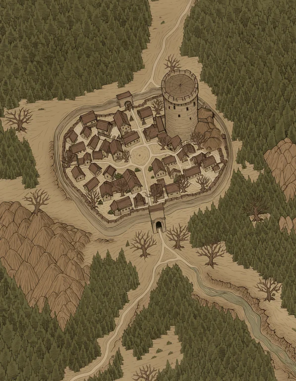 Score7, Score8, Score9, Map, Medieval, Isometric, Top-down V...