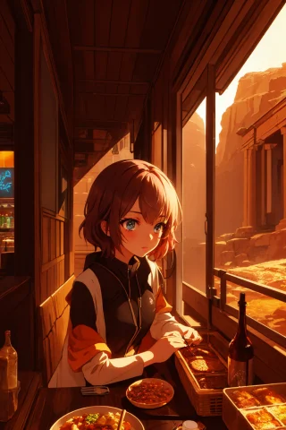 1girl, Loraworlddaistar1, Colorful Art Stylized By Loish0.8... — Stable Diffusion AI Prompt: 1girl, , (colorful art stylized by Loish:0.8) , whimsical art, landscape of The...