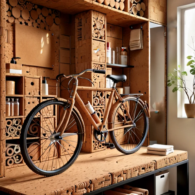 A Bicycle Made Of Corkworld Morph, Organic Nature Cork With...