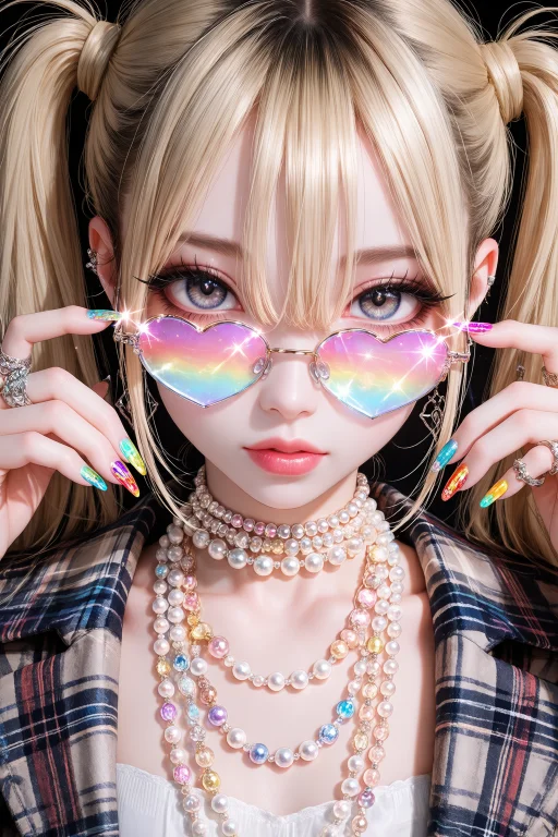 Masterpiece, Best Quality, Highly Detailed, A Girl With Twin...