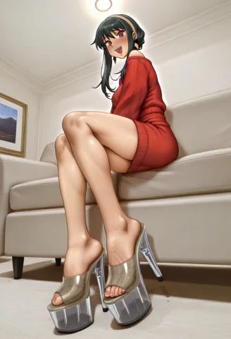 1girl, Sfw, Indoor, Living Room, Sitting On A Couch, Focus S... — Stable Diffusion AI Prompt: 1girl, SFW, indoor, living room, sitting on a couch, focus solo, red sweater, yo...