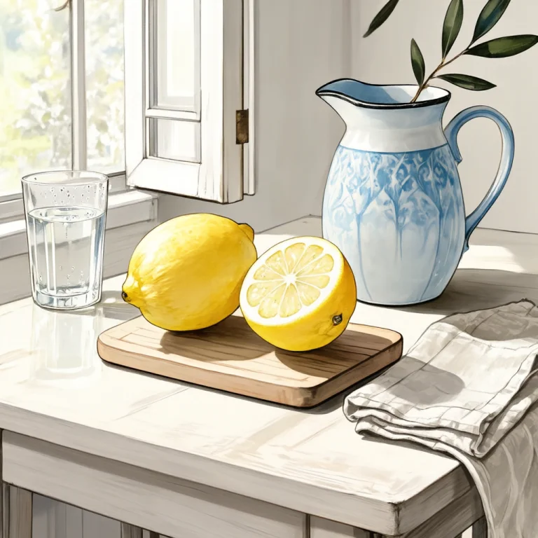 A Beautifully Detailed Hand-painted Anime Still Life On A Qu...