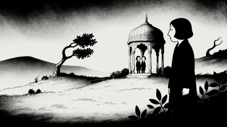 Prspls2007, A Solitary Figure In A Dark Coat Stands In The F...
