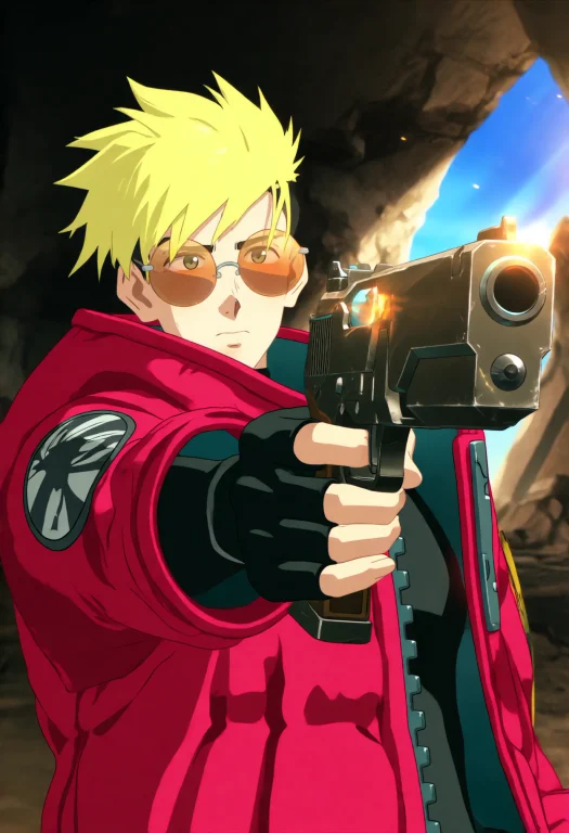 Digital Anime-style Illustration Of A Yellow-haired, White-s...