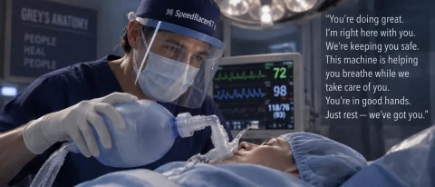 Greys Anatomy Save, Speedracer67 Is Ventilating A Simpatient... — Stable Diffusion AI Prompt: Grey's Anatomy save, SpeedRacer67 is ventilating a simpatient in surgery operati...