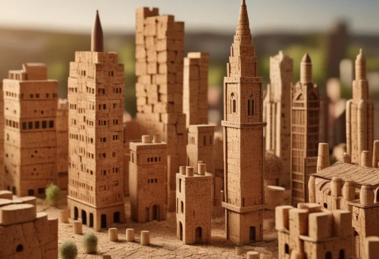 Corkworld, Wide Intricate Mesmerizing Cityscape Of Skyscrape...
