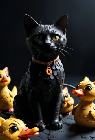 Corkworld, Dark, Chiaroscuro, Low-key, A Hilarious Macro Pho... — SDXL AI Prompt: corkworld, dark, chiaroscuro, low-key, a hilarious macro photo of a cool black d...