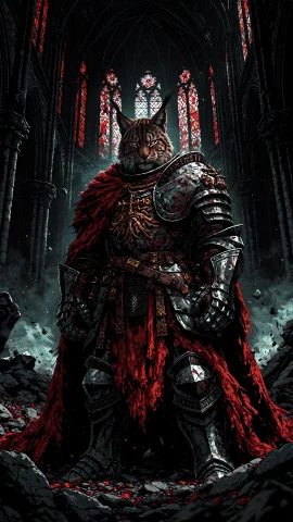 An Adult Anthropomorphic Lynx Man, A Battle-worn Inquisitor... — Stable Diffusion AI Prompt: An adult anthropomorphic lynx man, a battle-worn inquisitor of a dark imperial o...