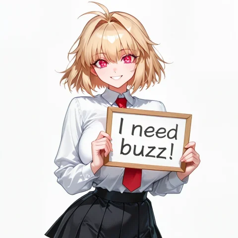 Needbuzz, Holding Sign, High Resolution, Good Quality, 8k, M... — Stable Diffusion AI Prompt: need_buzz, holding sign, High resolution, good quality, 8K, masterpiece, perfect...