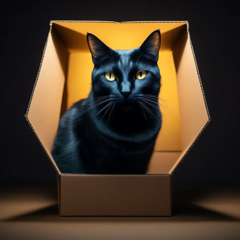 , A Cat Stuck Inside A Cardboard Box, Reimagined In The Dark...