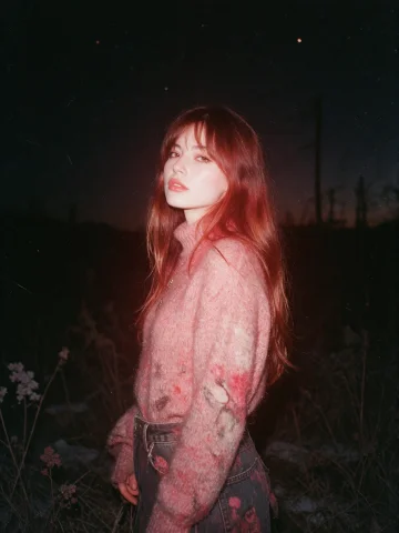 A Beautiful Woman, Posing For A Model Shoot, Pose, Vintage C... — Stable Diffusion AI Prompt: a beautiful woman, posing for a model shoot, pose, vintage clothing, turtle neck...
