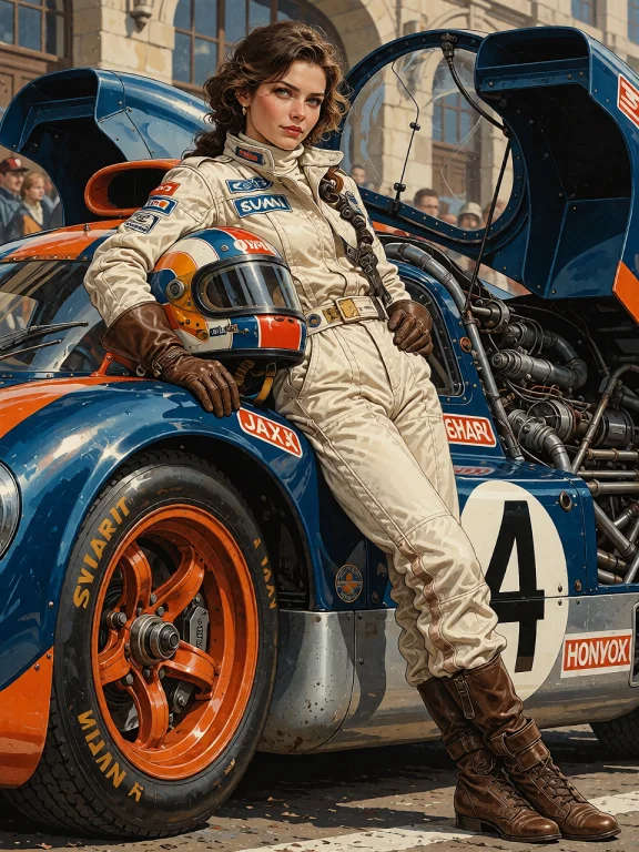 Lorakreapainterlydetail0.5a Fearless Female Racing Driver Le...