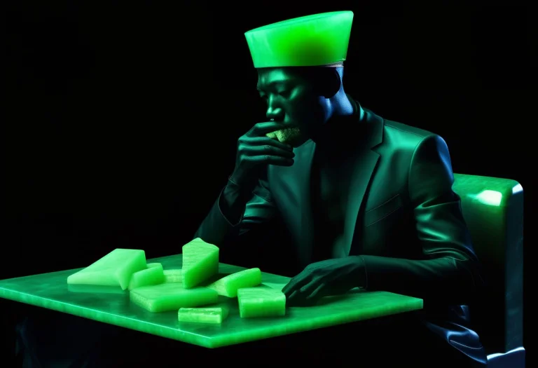 A Chilling, High-fashion Surrealist Study In The Obsidian Ja...