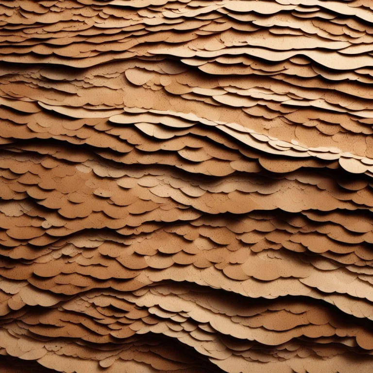 Trees Dot This Alien Terrain - But Instead Of Wood Or Bark,...