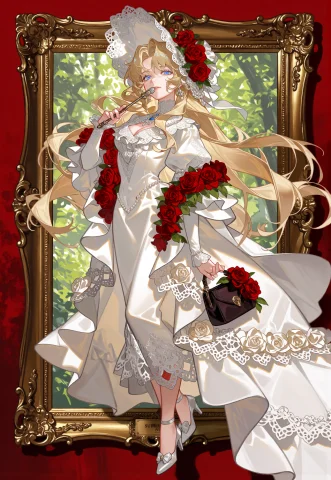 Composition Pose A Full-body Portrait Of A Standing Woman F... — Stable Diffusion AI Prompt: Composition & Pose: A full-body portrait of a standing woman framed within an or...