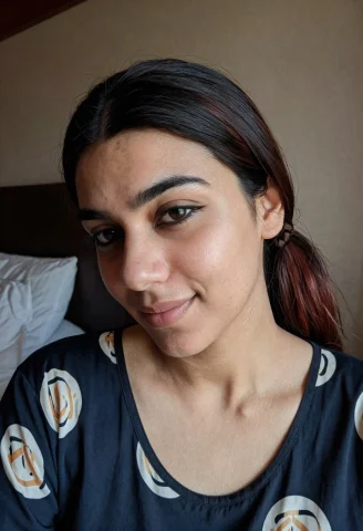 A Photo Of Her, Breathtaking Close-up Portrait, Looking Dire... — Stable Diffusion AI Prompt: a photo of her, breathtaking close-up portrait, looking directly at camera, soft...