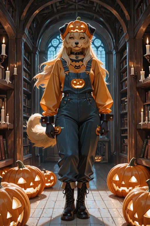 Background Halloween Background, Creepy Library Interior, To...