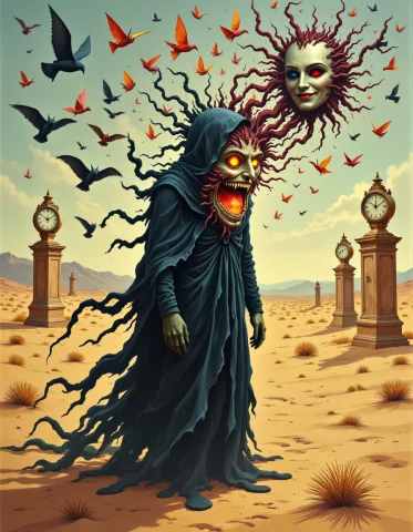 Aidmahidreamstyle , A Surrealist Dreamscape Painted In The S... — Stable Diffusion AI Prompt: aidmaHiDreamStyle , A surrealist dreamscape painted in the style of Salvador Dal...