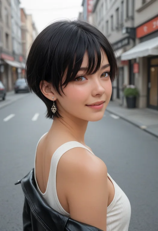 Masterpiece, Best Quality, Upper Body, Solo, Semi Realistic,...