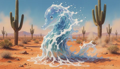 Masterpiece, Best Quality, Surreal Anime Style. A Translucen... — Stable Diffusion AI Prompt: masterpiece, best quality, surreal anime style. A translucent spirit made of flo...