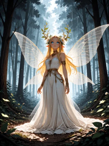 Toondaal A Magnificent, Photorealistic Full-body Shot Captur... — Stable Diffusion AI Prompt: ToonDaal A magnificent, photorealistic full-body shot capturing an ethereal fore...