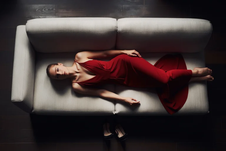 Absolute Overhead Fashion Editorial, Strict 90-degree Top-do...
