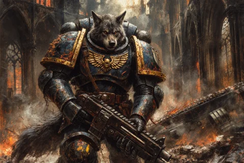 A3rlyl1c, An Adult Anthropomorphic Wolf Man With A Massive,... — Stable Diffusion AI Prompt: A3rlyl1c, an adult anthropomorphic wolf man with a massive, muscular humanoid fr...