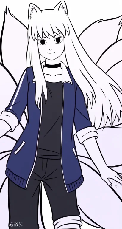 Lora2.01,white Skin,jiuge,long Hair,1girl,solo,animal Ears,w...