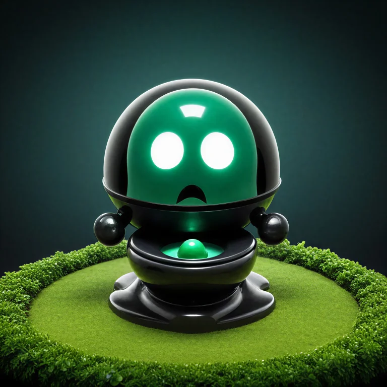 Masterpiece, Best Quality, Chibi Obsidian Jade Pac-man Mowin...