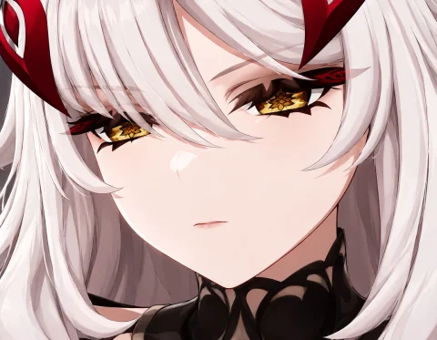 Ronova Genshin Impact, 1woman, Solo, Close-up Of Face, Sligh... — Stable Diffusion AI Prompt: `Ronova \(genshin impact\)`, 1woman, solo, close-up of face, slight side angle,...