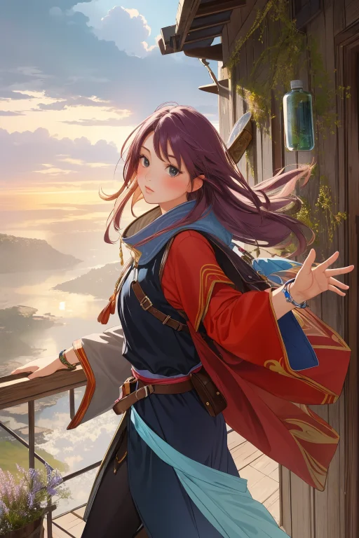 1girl, Lorakak1, Storybook Realism Art Designed By Huang Gua...