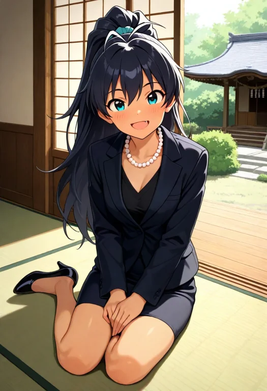 Masterpiece, 1girl, Idolmaster, Ganaha Hibiki, Black Pencil...