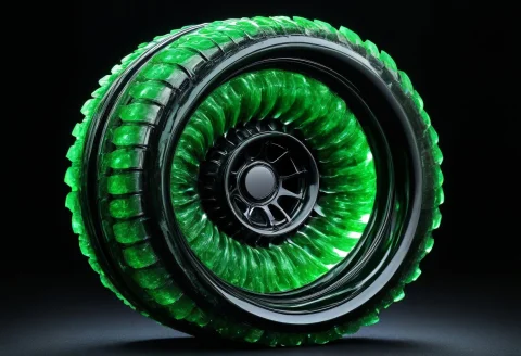 High Quality, Best Quality, Jet Engine Made Of Jade, Tires M... — SDXL AI Prompt: High quality, best quality, jet engine made of jade, tires made of obsidian-blac...