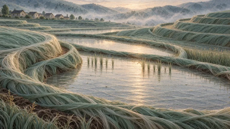 Vtxlumtisse, A Serene 169 Panorama Of Terraced Hills At Dawn...