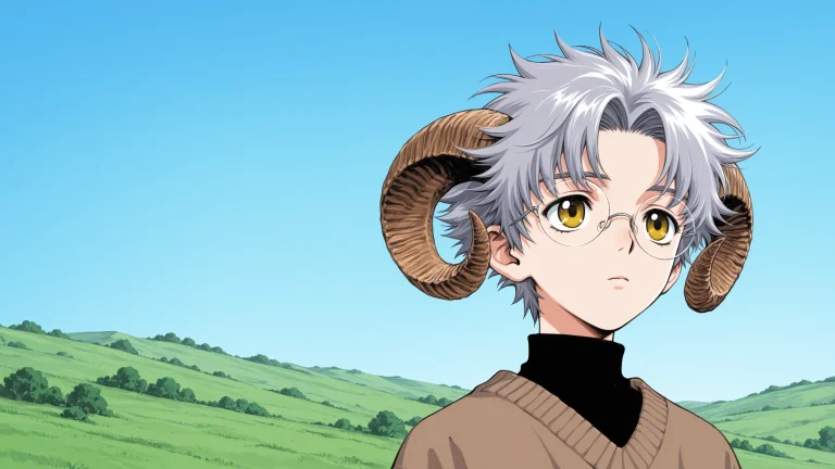 1boy, Bishounen, Aged Down0.1, Grey Hair, Short Hair, Spiked...