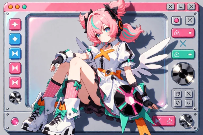 Masterpiece, Best Quality, Highres, Anime Illustration, 1gir...