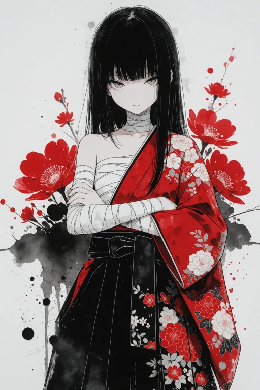Zidiusart, An Attractive Illustration Of A Girl Combining In...