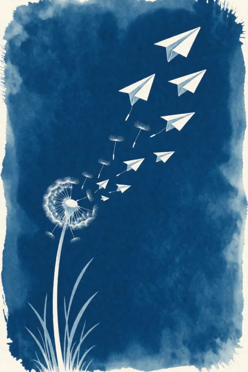 A Tall Vertical Composition. In The Lower Part Of The Frame,...