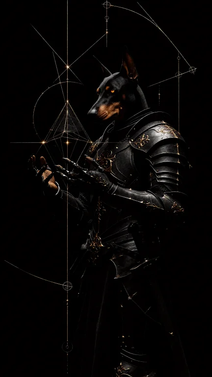 An Adult Anthropomorphic Doberman Man, An Inquisition Exorci...
