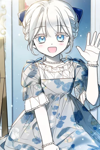D14n4, 1girl, Solo, Blush, Smile, Open Mouth, Short Hair, Bl... — Stable Diffusion AI Prompt: @d14n4, 1girl, solo, blush, smile, open mouth, short hair, blue eyes, dress, bow...