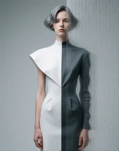 Lorapurplegrainykr2am0.4 Lorapurplegraphicskr20.55 W Magazin... — Stable Diffusion AI Prompt: W Magazine fashion editorial, Controlled Mutation concept, Iris van Aken, 22-y...
