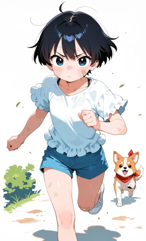 Masterpiece, Best Quality, Score7, Anime Coloring, Semi-real...