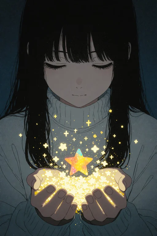 Zidiusart, An Emotional Anime-style Illustration Of A Girl H...
