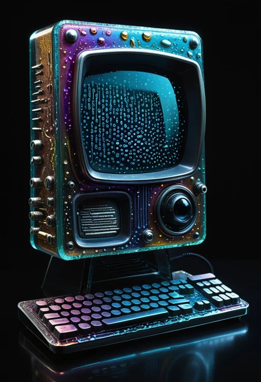Novuschroma54 Style, A Funny Retro Computer From The 90s Wit...